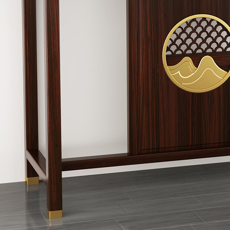 Rectangle Shape Contemporary Console Table Wooden Console Sofa Table for Hall