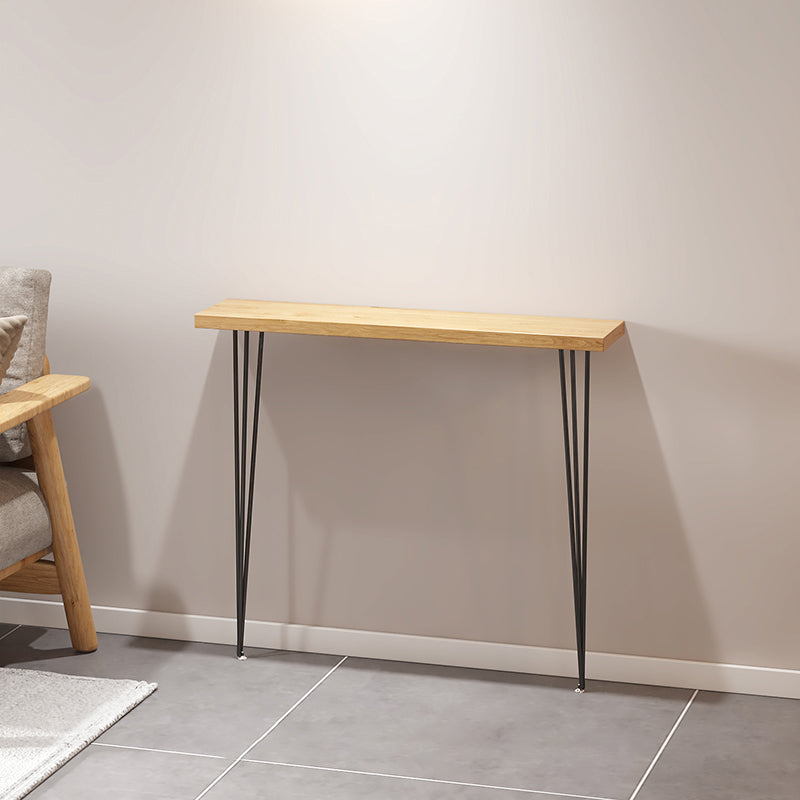 Rectangle Shape Contemporary Console Table Natural Console Sofa Table