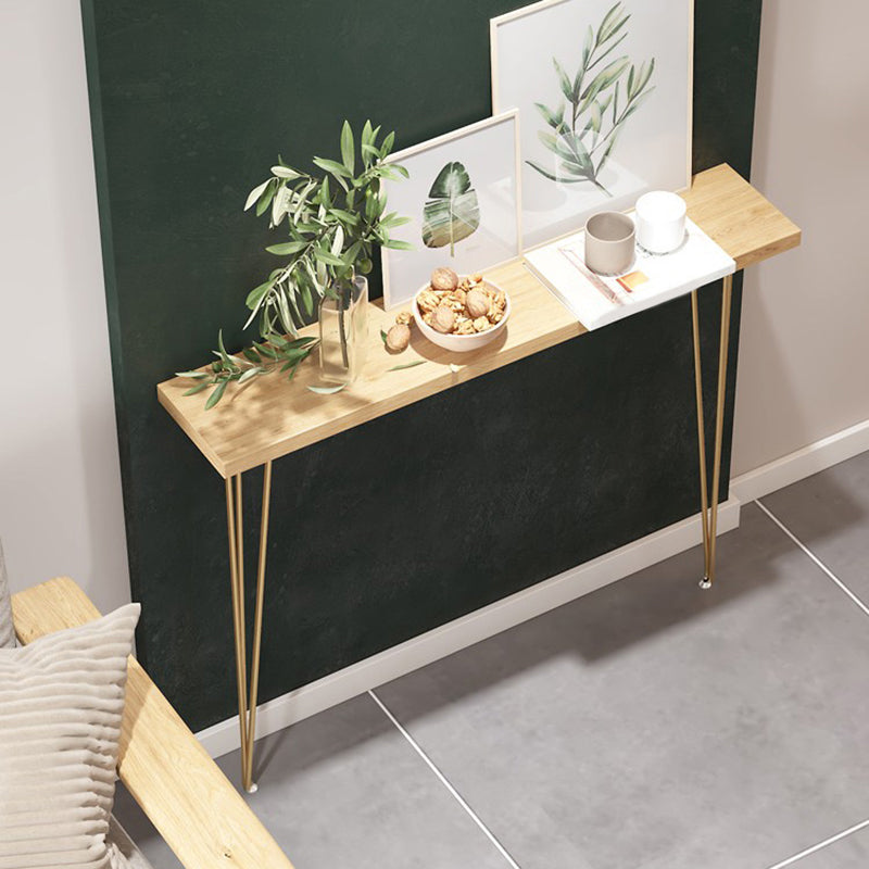 Rectangle Shape Contemporary Console Table Natural Console Sofa Table