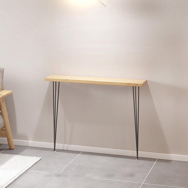 Rectangle Shape Contemporary Console Table Natural Console Sofa Table