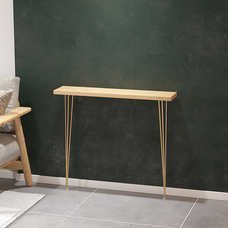Rectangle Shape Contemporary Console Table Natural Console Sofa Table