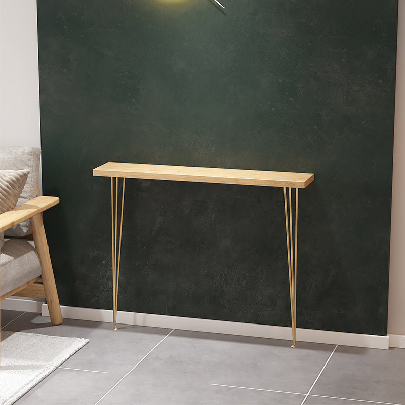 Rectangle Shape Contemporary Console Table Natural Console Sofa Table