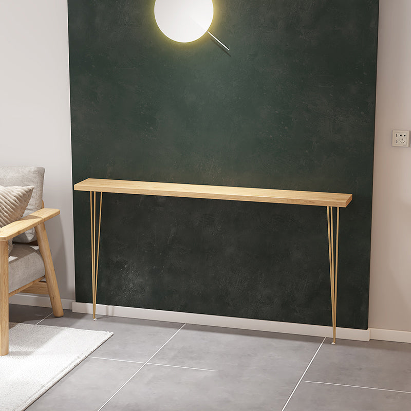Rectangle Shape Contemporary Console Table Natural Console Sofa Table