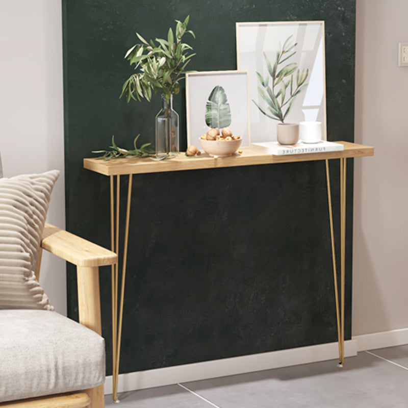 Rectangle Shape Contemporary Console Table Natural Console Sofa Table