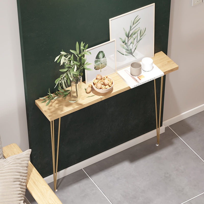 Rectangle Shape Contemporary Console Table Natural Console Sofa Table