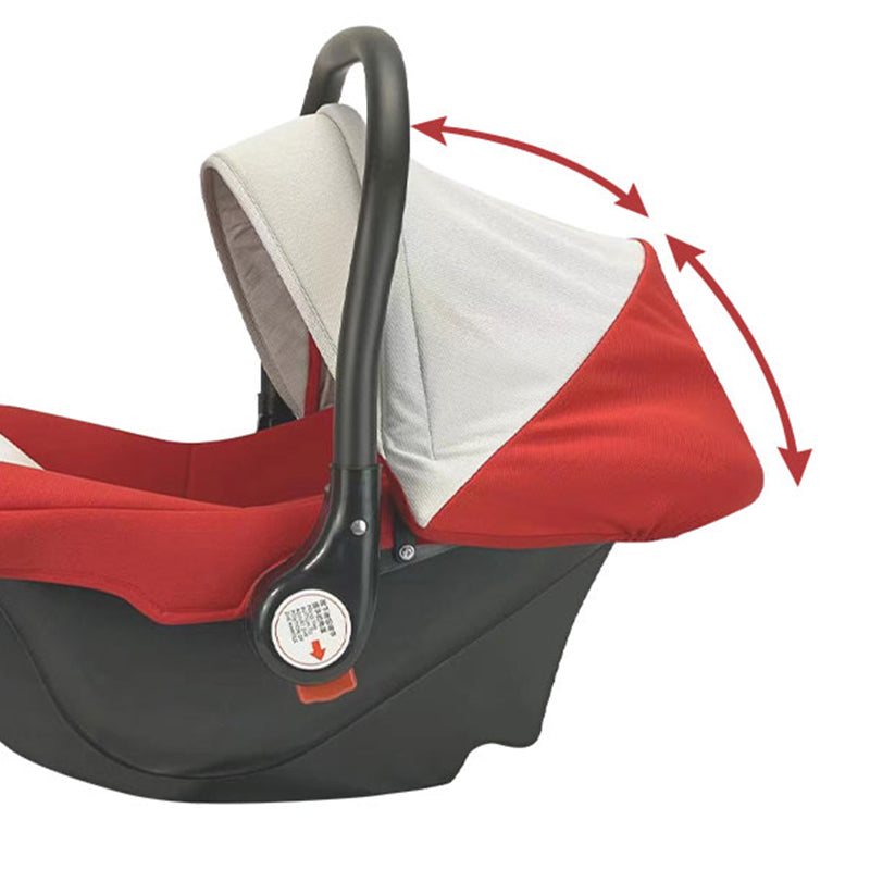 Portable Rectangle Crib Cradle Metal Moses Basket with Bedding for Baby