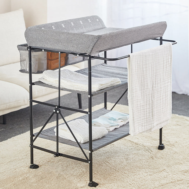 Modern Baby Changing Table Folding Changing Table with Basket