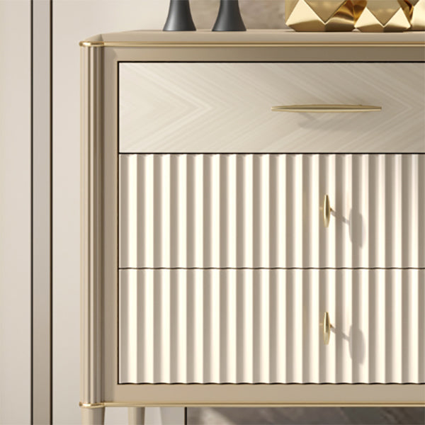 Wooden Storage Chest Dresser Glam Storage Chest with 6 Drawers