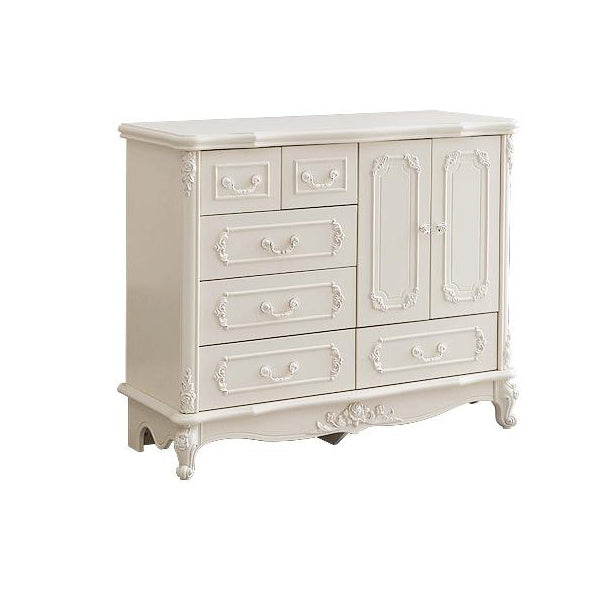 Modern Storage Chest Dresser Wooden Storage Chest with Doors