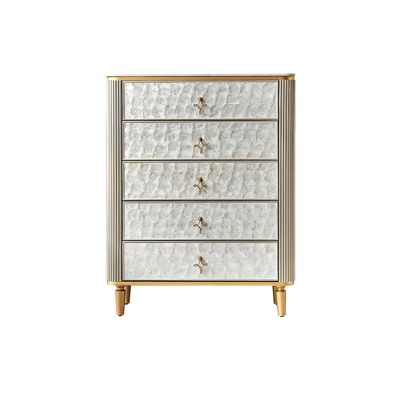 Stone Storage Chest Dresser Modern Storage Chest for Bedroom