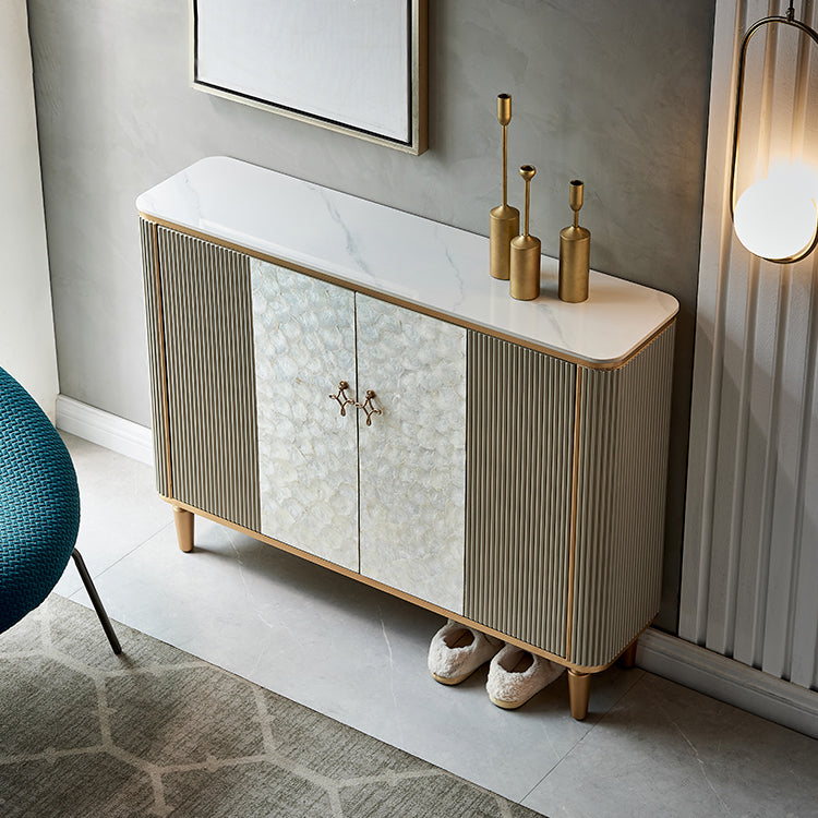 Stone Storage Chest Dresser Modern Storage Chest for Bedroom