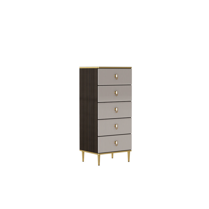 Modern Storage Chest Dresser Stone Storage Chest with 5 Drawers