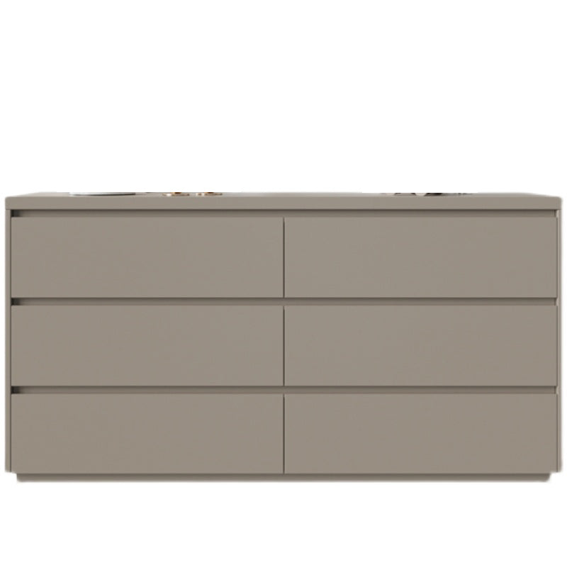 Modern Storage Chest Dresser Wooden Storage Chest with 6 Drawers