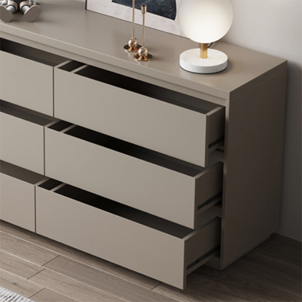Modern Storage Chest Dresser Wooden Storage Chest with 6 Drawers