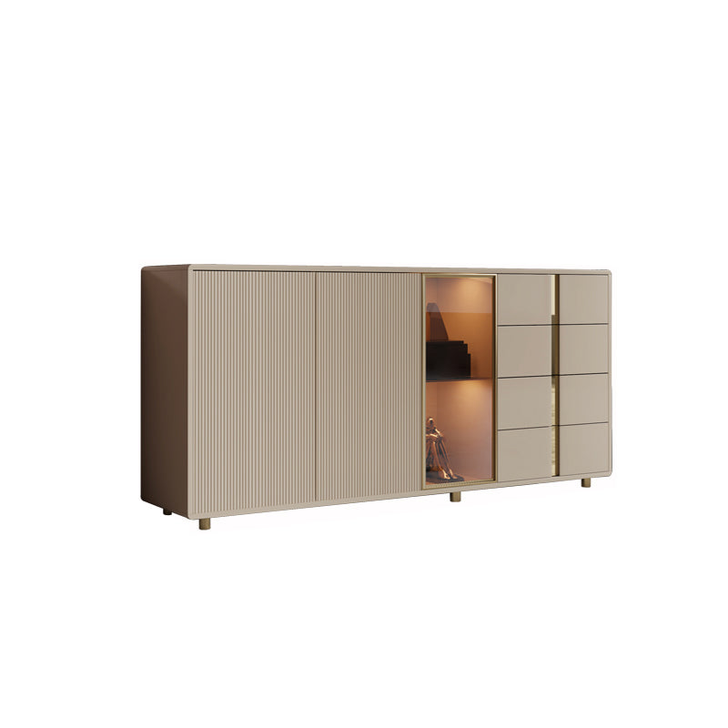 Glam Storage Chest Dresser Wooden Storage Chest with 4 Drawers