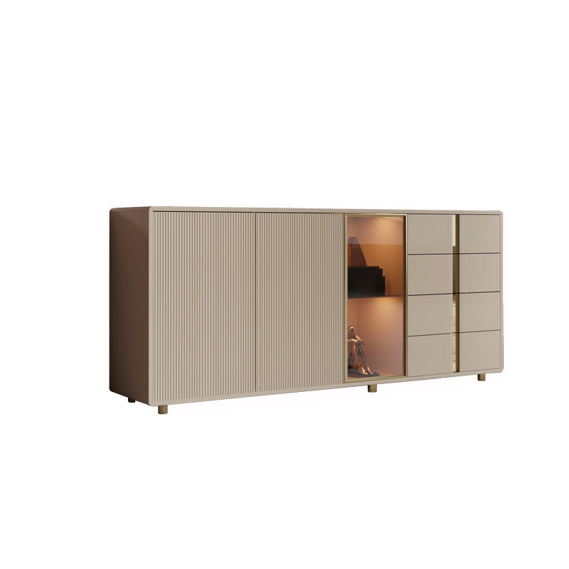 Glam Storage Chest Dresser Wooden Storage Chest with 4 Drawers