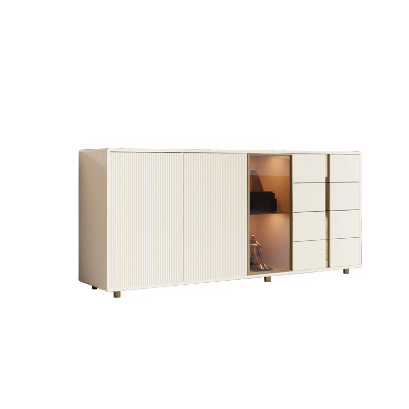 Glam Storage Chest Dresser Wooden Storage Chest with 4 Drawers