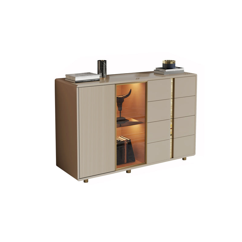 Glam Storage Chest Dresser Wooden Storage Chest with 4 Drawers