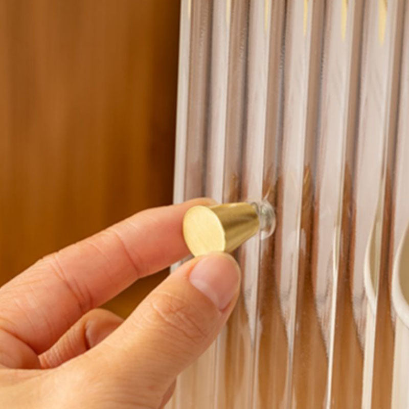 Closed Back Vertical Bookshelf Contemporary Wood Bookcase with Cabinets