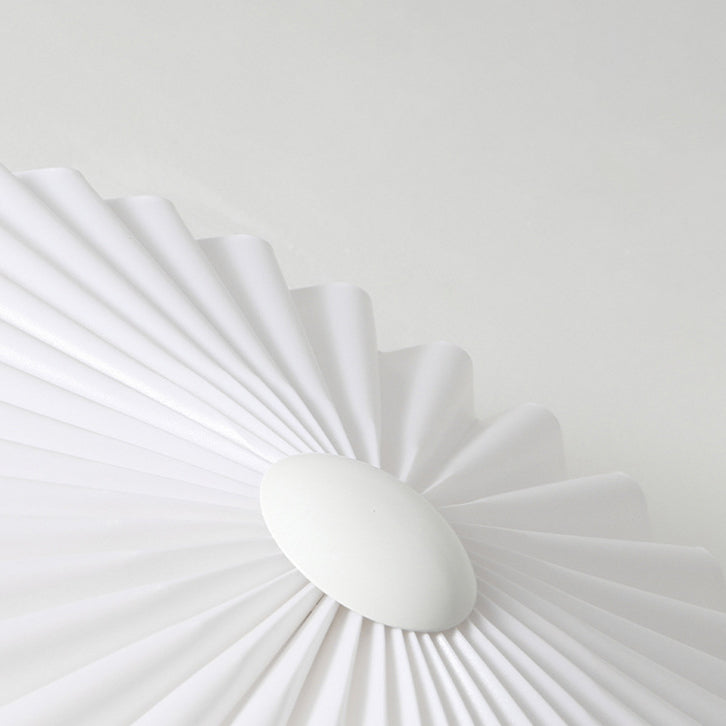 Modernism White Single Flush Mount Lighting Unique Ceiling Light with Acrylic