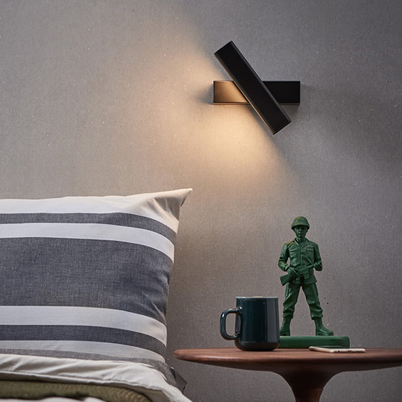 Modernism Single White/Black Wall Mounted Sconce LED Wall Light for Bedroom
