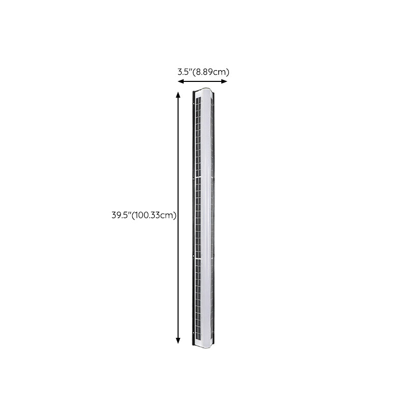 Linear Wall Lighting Modern Metal 1 Light Wall Sconce in Black