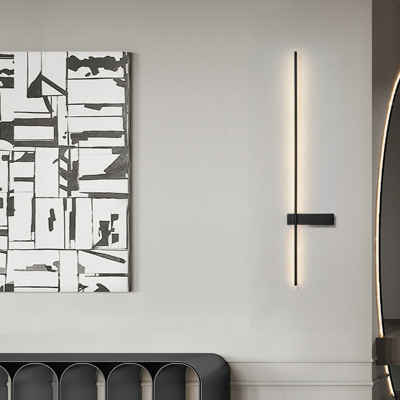 Contemporary Metal Wall Lighting Ideas Black Wall Lamp for Living Room