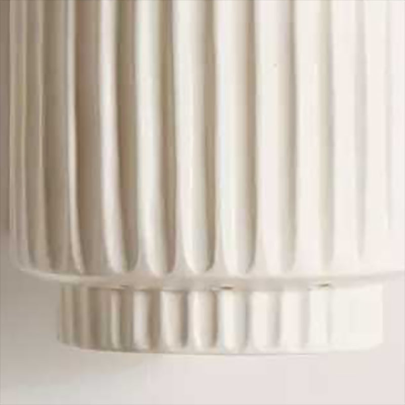 Resin Shade Wall Lamp Modern Style White Shape Wall Mounted Lighting for Bedroom