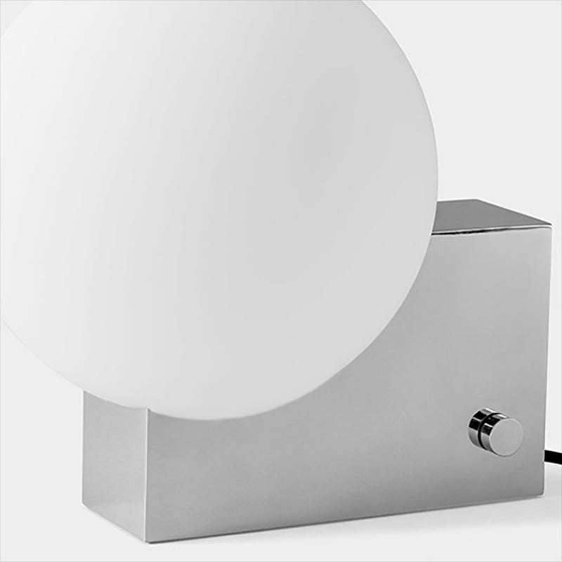 Ball Shape Glass Vanity Lamp Modern Style 1 Light Vanity Light Fixture