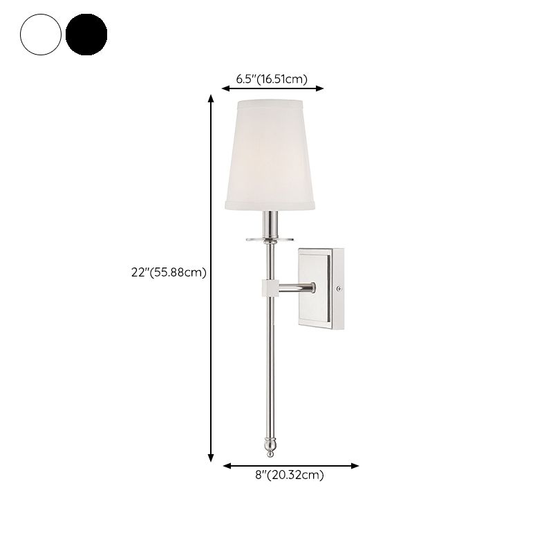 Nordic Style Metal Vanity Light Cylinder Shape Vanity Lamp for Shower Room