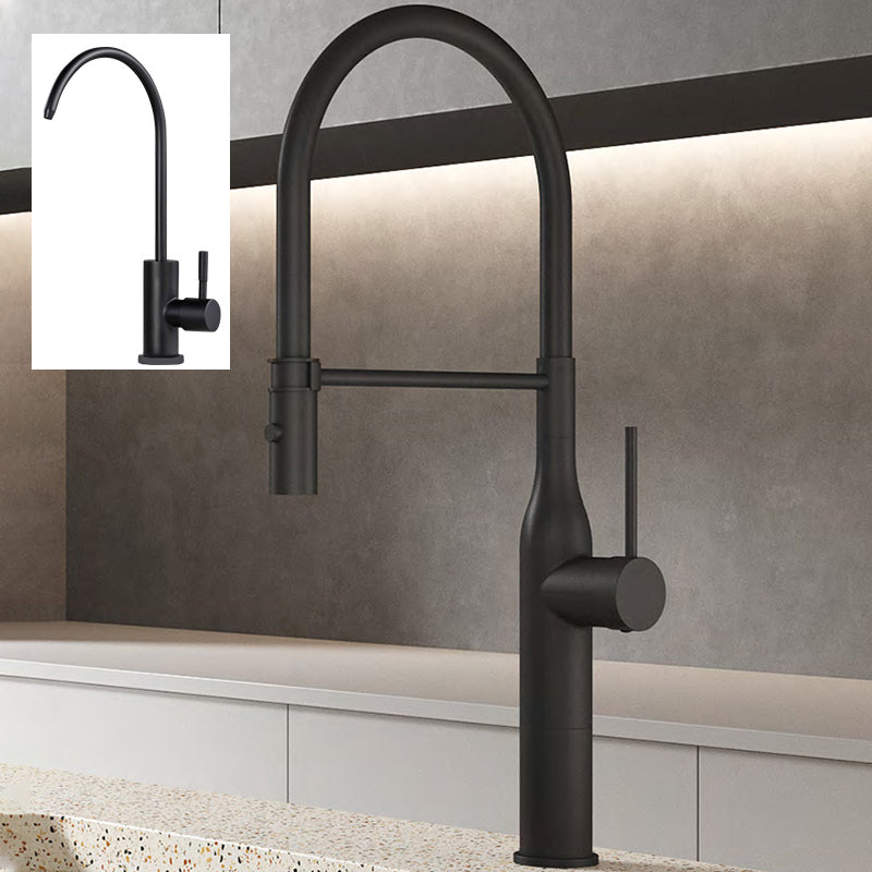 Traditional Single Level Kitchen Faucet Lead Free Metal Faucet