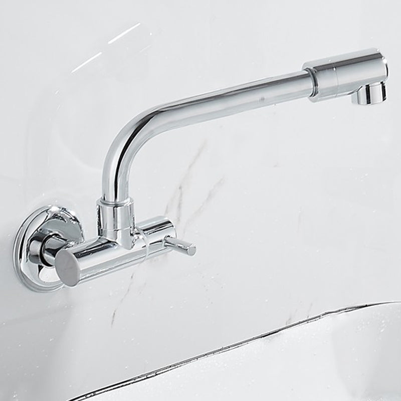 Modern Wall Mounted Water Filler One Handle High Arch Kitchen Faucet
