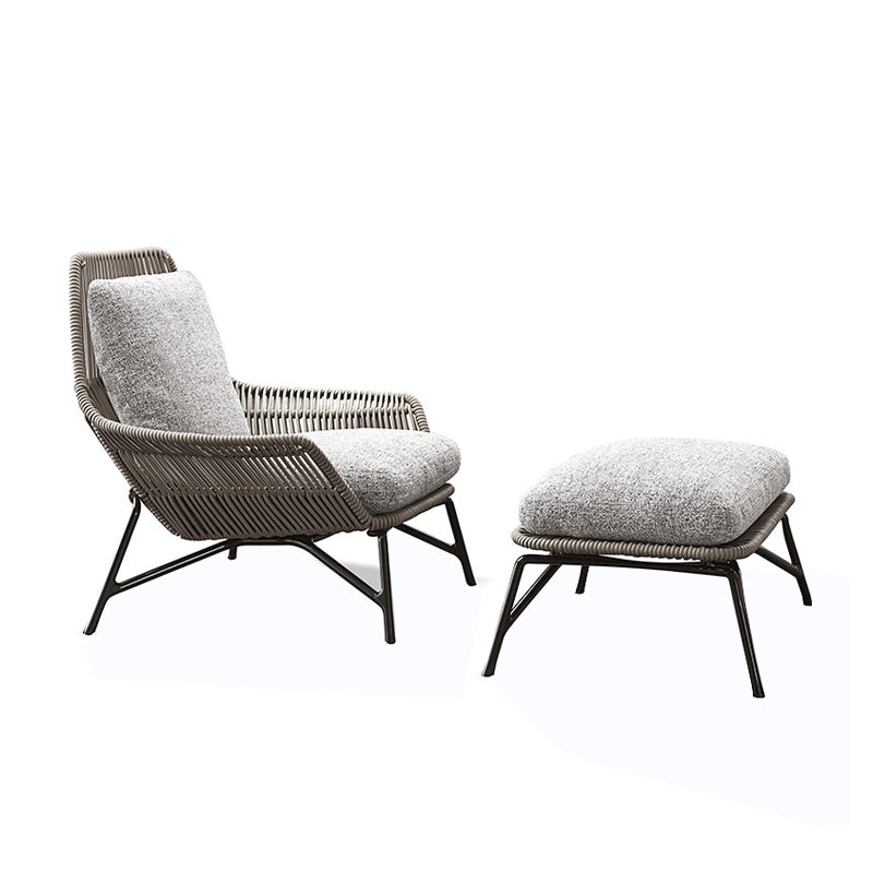 Wicker Outdoor Patio Sofa Modern Water Resistant Patio Sofa with Cushions