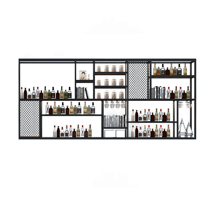 Wall Mounted Wine Bottle Rack Metal Wine Bottle Rack for Home