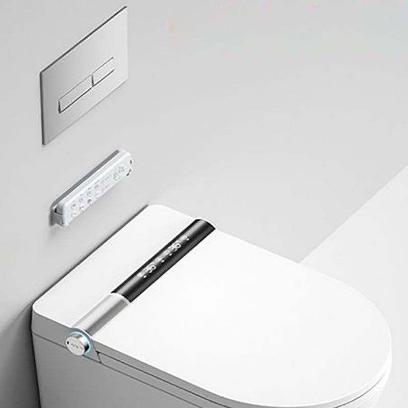 Elongated Wall Mounted Bidet Smart Bidet with Heated Seat and Warm Air Dryer