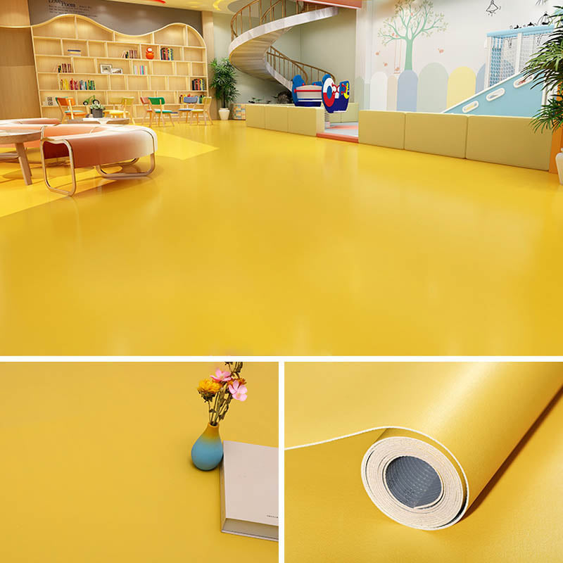 PVC Flooring Pure Color Waterproof Fire Resistant PVC Flooring