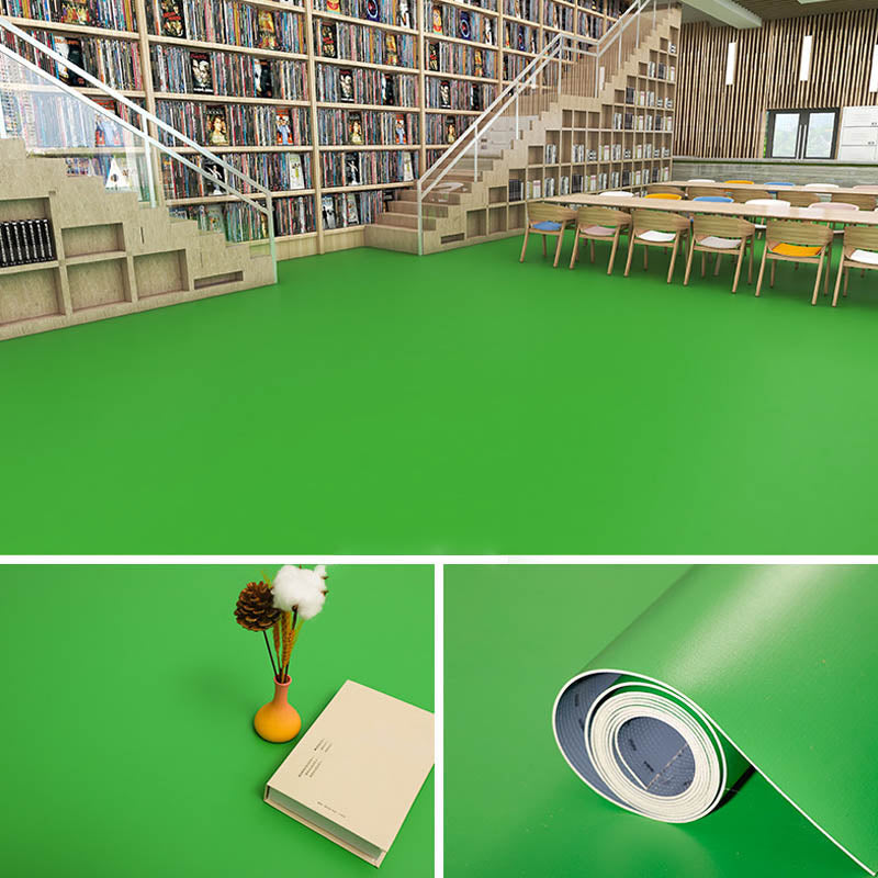 PVC Flooring Pure Color Waterproof Fire Resistant PVC Flooring