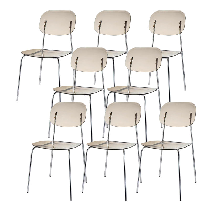 Plastic Bar Stools Industrial Style Backless Bar Stools with Footrest