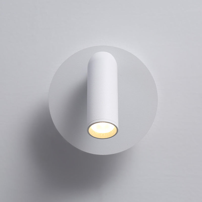 White/Black Modernism Single Wall Mounted Sconce LED Wall Light for Bedroom