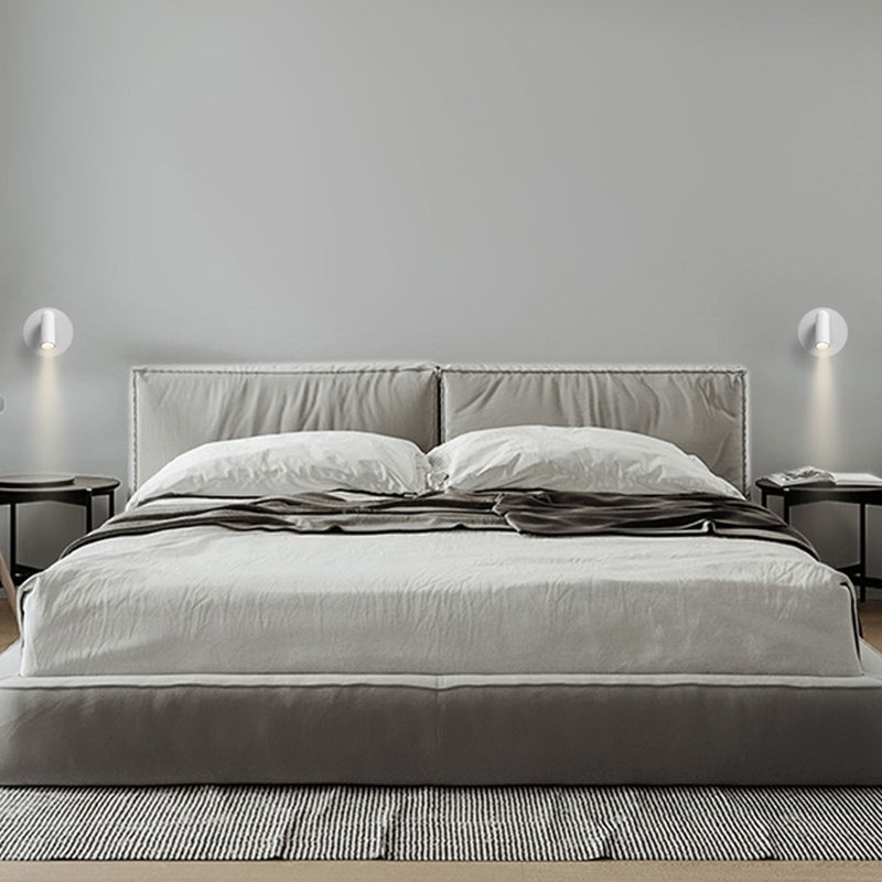 White/Black Modernism Single Wall Mounted Sconce LED Wall Light for Bedroom