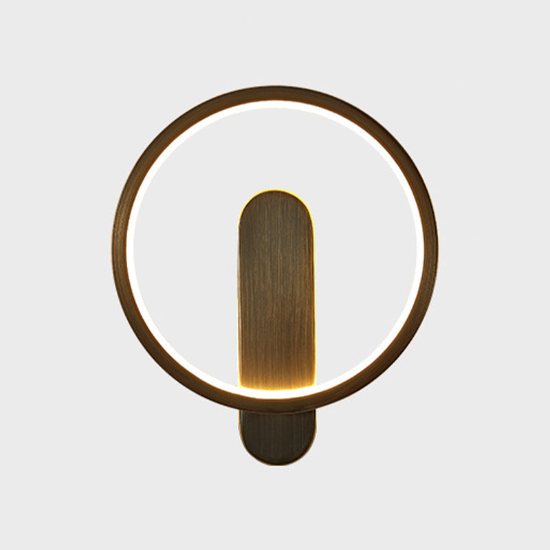 Contemporary 1/2-Light Wall Mounted Sconce LED Metal Wall Light