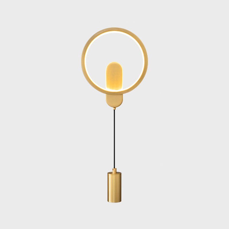 Contemporary 1/2-Light Wall Mounted Sconce LED Metal Wall Light