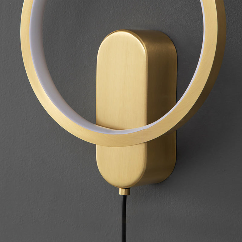 Contemporary 1/2-Light Wall Mounted Sconce LED Metal Wall Light