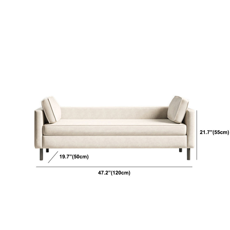 Modern Upholstered Seating Bench Rectangle Bench with Wooden Base for Bedroom