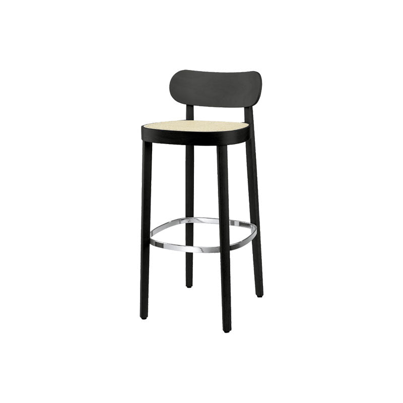 Contemporary Style Wood Counter Chair Footrest Counter Stool for Restaurant