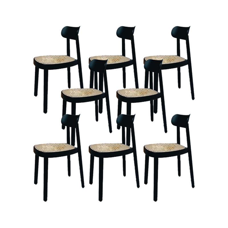 Contemporary Style Wood Counter Chair Footrest Counter Stool for Restaurant