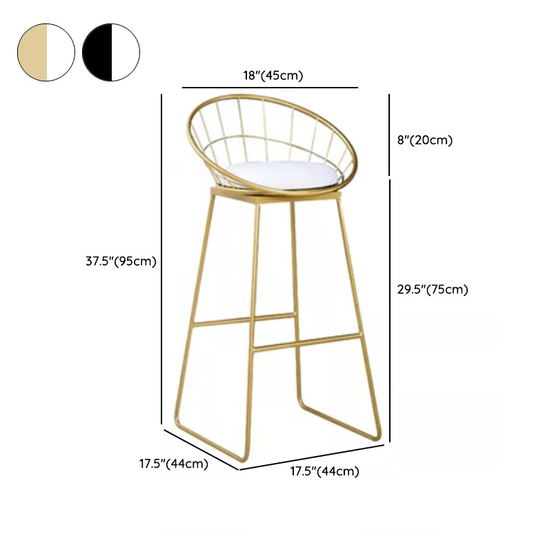 Glam Style Bistro Set 1/2/3 Pieces Stone Bar table with Upholstered Stools