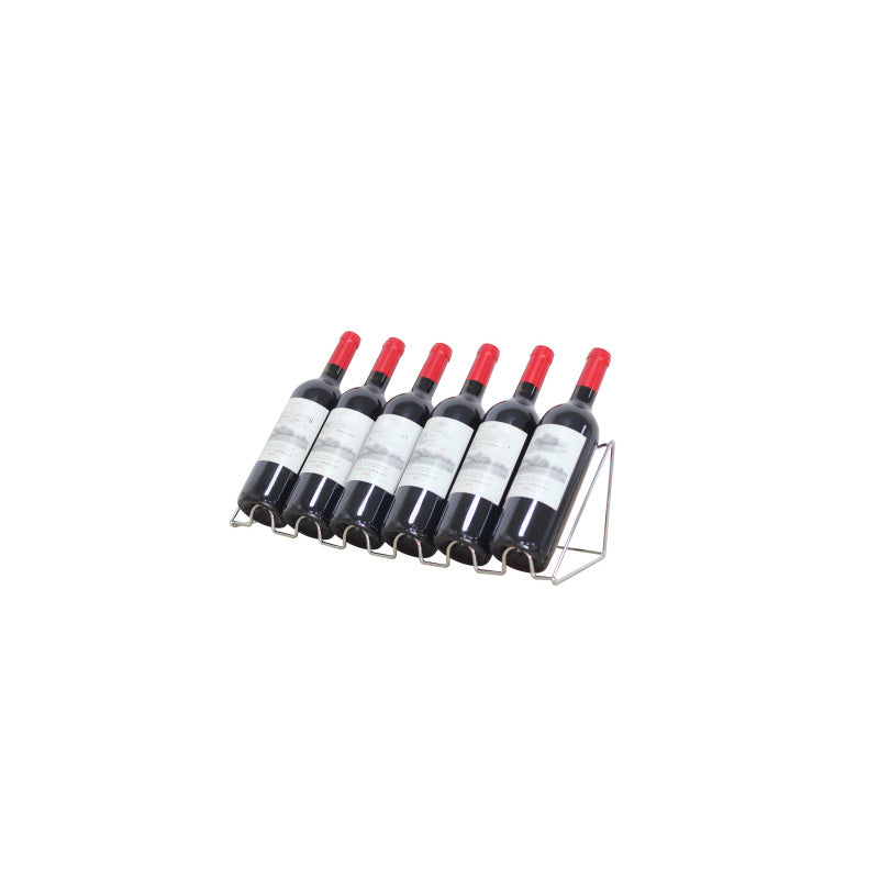 Modern Countertop Bottle Holder Metal Wine Bottle Rack for Home
