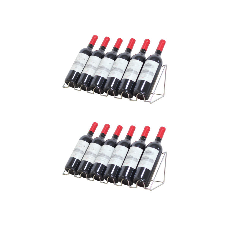 Modern Countertop Bottle Holder Metal Wine Bottle Rack for Home