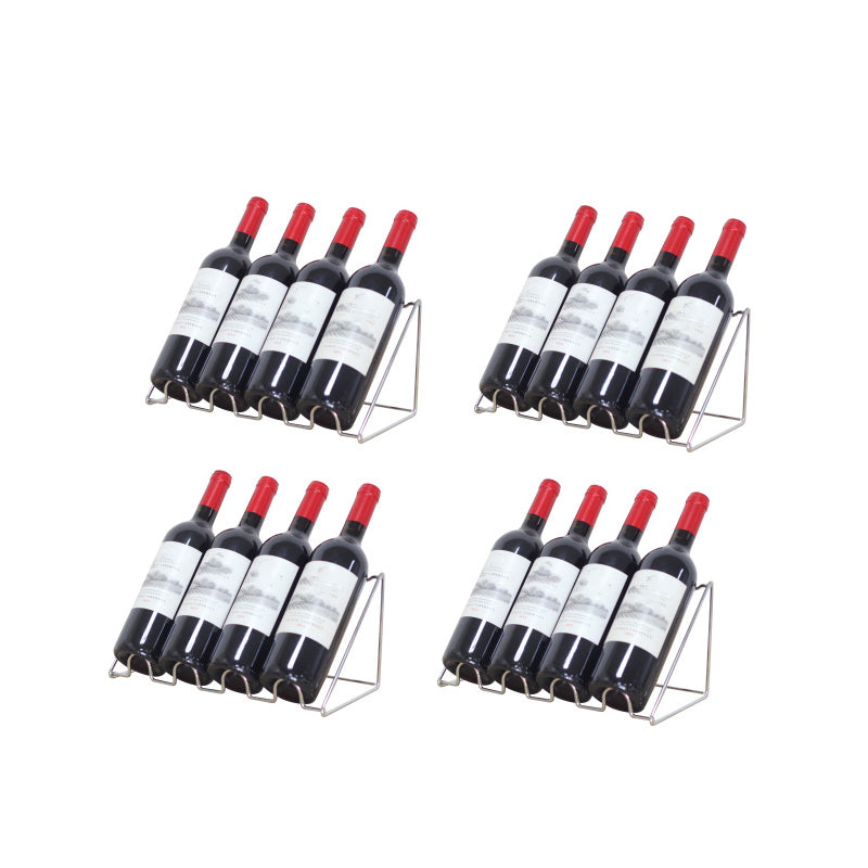 Modern Countertop Bottle Holder Metal Wine Bottle Rack for Home